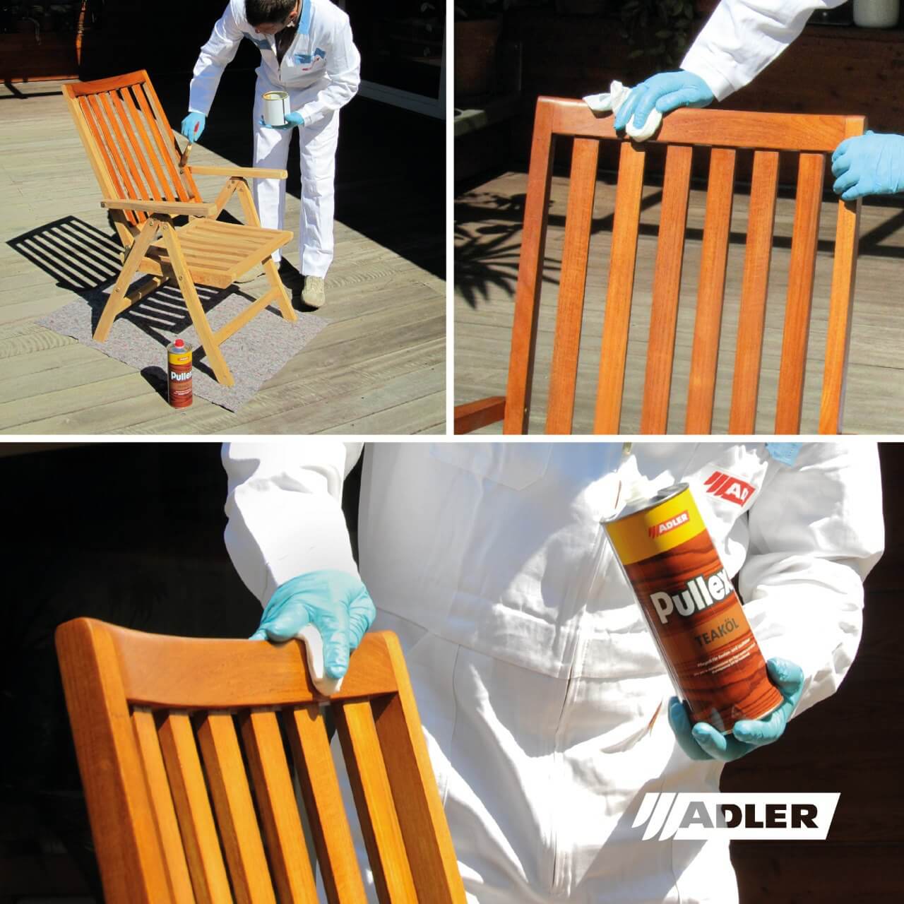 ADLER Pullex Teaköl — лучшее решение для уличных столиков